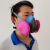 KN100硅胶防尘口罩装修打磨煤矿水泥厂高透气好呼吸可清洗面具罩 硅胶KN100面具一套 送防雾护目