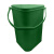 食安库 清洁工具 带刻度水桶 12L 绿色 含桶盖