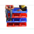 画萌组合式斜口零件盒置物盒元件盒物料盒塑料盒子螺丝五金工具收纳盒 Q7红18.5*18*8cm