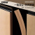 安赛瑞 衣柜密封条 橱柜玻璃门防尘条防撞条 档条门缝填补缝隙胶条 棕色 5D01420