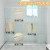 卫生间密封条浴室自粘挡水条加厚透明干湿分离防水浴帘玻璃门缝挡 透明密封条-25mm*5m