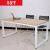盎梓台式电脑桌 办公家具单人简约现代组装简易钢木桌写字桌家用 120*60*75