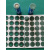定制适用青稞纸覆胶辅料绝缘垫锂电池18650加工空心正极组装绝缘纸垫片 青稞纸六联空心2500个0.2厚