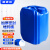 新诺达加厚食用级堆码桶油桶危废液桶化工桶塑料桶方形水桶包装桶耐酸碱酒桶 10L蓝色普通款