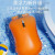 五星盾 跟屁虫浮标 游泳气囊救生浮漂装备加厚可储物成人防溺水救生球户外自救漂流袋背飘 橙色单气囊