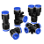 气管接头快插快速接头PU直通对接PY/PE/PU-46810气动接头三通弯通 PY-8【10只】