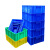 周转箱塑料盒子长方形五金配件工具螺丝盒收纳零件盒物流物料胶框 05号箱黄色370*245*100mm