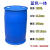 加厚200升塑料桶工地用200公斤法兰桶柴油桶化工废液桶工业大胶桶 8-9成新200升双环闭口桶（已清洗