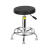 实验室椅子工作椅升降圆凳PU实验学校升降椅子 升降高度(60-80CM)铝合金黑脚杯