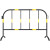 304黄黑不锈钢铁马护栏水马安全围栏围档路障市政道路施工隔离墩不包邮 不锈钢款