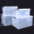 张氏艺佳 透明收纳箱塑料整理箱储物收纳盒周转箱 70L: 52.5*38*32.5cm