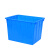 带盖塑料水箱加厚养殖箱分拣箱胶箱海鲜水产长方形收纳整理塑料储物周转箱 白色+盖子-120L【700*500*390mm】
