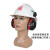 定制安全帽耳罩隔音降噪防噪降音工厂工业护耳器插挂式安全帽用 代尔塔牌103011型耳罩颈戴款