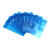 蓝色VCI气相防锈包装袋平口防锈PE袋金属零部件海运出口防锈袋防潮防腐防锈袋 PE+VCIi 蓝色防锈平口袋双面20丝100个 5*7cm