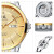 上海（SHANGHAI）手表男机械表自动65周年纪念款简约商务经典国产腕表情侣手表3069 全金钢带女