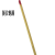 荧阙黄底玻璃棒式红水温度计长30厘米-10+100家用大棚实验精准水温计 黄色温度计0-50度（20支）