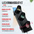 滑触线三相LED指示灯三色灯380v220v起重机行车天车信号灯HXC 灯口直径100 带变压器款