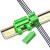 导轨式接线端子插拔式公母免焊对接2EDG-UKR-5.08 机箱固定轨道式 17P整套【1只】