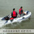 兆越（ZHAOYUE）铝合金底冲锋舟 救援冲锋舟带发动机充气船钓渔船加厚皮划艇耐磨 4.3米(坐8人)+两冲程18 马力