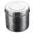 益美得 不锈钢留样盒酒店学校食堂收纳盒取样盅 圆罐9cm（201材质） BQA11503