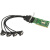 PCI转4口RS232串口卡带接口保护串口扩展卡工业级UT-764