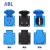 原装ABL 英标 美标电源插座 冷冻处理 音响电源墙插 面板底盒 双位 欧标蓝色