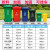 垃圾桶大号商用带盖户外分类桶加厚环卫物业240L大型垃圾箱可挂车 50升加厚蓝色可回收物