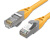 适用PLC编程电缆通讯下载线以太网线 七类双屏蔽 湖蓝色 0.2m