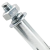 金佩奇 镀锌膨胀螺栓 金属镀锌铁膨胀螺栓 M10*100(1个) 拉爆螺丝钉