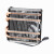 定制一体机1U 超薄ITX 工控机散热器115X 1200CPU风扇铜热管 PWM温控 迈度39 银色HX6200D白色ARGB