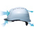 SMVP定制适用安全帽工地高强劳保安全帽防灾头盔透气舒适型 黄帽+帽檐烟灰（护盖款，订