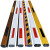 沁度小区门禁拦车杆 3米3.5米4米5米6米长停车场铝合金八角杆挡车栏栅 加厚八角杆红白4米 100*45 .