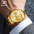 金仕盾（JIN SHI DUN）瑞士认证品牌手表男机械表全自动男士手表进口机芯夜光防水腕表男 金仕盾-8936-全金色款