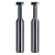 HYU55度T型高光铝用钨钢铣刀铣铝专用T型槽刀不锈钢T形立铣刀 3.0x1.0x50