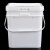 加厚16升方形桶级塑料桶涂料桶密封桶乳胶漆包装桶包装桶 加厚16升方桶白色（易开盖）