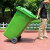 120升户外分类垃圾桶带轮分类果皮箱100L240四色垃圾分类环卫桶大 两轮加厚120升盖新料