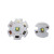 举焊LED 3535白光3W/5W CREE-XPE白光Q5 暖白LED手电灯珠强光带底板 灯珠焊接(20MM底板) 3  暖白