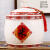 适用于景德镇陶瓷米缸10kg米桶20斤装厨房大米面粉带盖密封水缸油缸 10斤-红米
