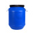工创优品 发酵桶加厚塑料桶化工桶大口圆桶带盖密封酵素桶食物可用储水桶 蓝色25L