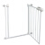 安全门栏 免打孔 儿童宠物狗铁栅栏门护栏楼梯防护栏围栏 白色78高（适用宽95至104cm)
