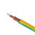 禅诚电缆 BV7股(软)1.5平方 铜芯PVC绝缘电线 100米 黄绿双色