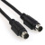 8芯插头 MD8芯连接线 PLC公对公 公对母连接线 8针圆头线 公对公 3M