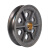 普霖乐 轴套滑轮铜套导向轮U型轮滑车轮配件钢丝绳轮铸铁轮 32T铸钢铜套轮 