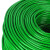 安达通 钢丝绳 绿色包塑晾衣绳遮阳网葡萄架搭大棚牵引钢丝线 6毫米（10公斤约110米）/卷 
