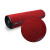 罗德力 PVC双条纹地垫 商用防滑地毯走廊地垫门垫耐磨复合底 宽2.0米*1米深红色