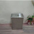 定制适用台面嵌入式不锈钢垃圾桶方形盖子家用厨房圆形摇盖洗手间隐藏翻盖 DF-230带标款