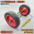 10寸350-4纯橡胶实心轮直径25cm大载重手推车轮老虎车轮平板车轮 单轮1个(安装孔2.5厘米)