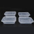 冰禹 一次性餐盒打包盒 外卖快餐饭盒塑料饭盒 750ML加厚注塑款(20个) BYyn-797