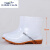 白色食雨鞋高中低筒卫生靴男女厨师鞋防水防滑耐油耐酸碱水鞋品 矮筒 43
