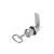 福奥森 三角电箱锁电柜门锁配电箱机柜设备锁  锁心长度26mm小钥匙
